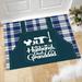 Best Dad Ever Welcome Mat - Christmas Doormat - Christmas Doormat Outdoor - Christmas Door Mat - Outdoor Christmas Mats for Front Door(A101 L)