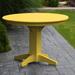 Red Barrel Studio® Nettie 5 Piece Outdoor Dining Set Plastic in Yellow | 32 H x 44 W x 44 D in | Wayfair 6BE9D0CD8DC8494594775DBA41317964