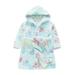 Holiday Savings Deals! Kukoosong Toddler Boys Girls Pajamas Sets Toddler Baby Boy Girl Bathrobes Flannel Night-Robe Sleepwear Blue 90