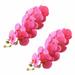 Artificial Wall Water Velvet Phalaenopsis High Chinese Phalaenopsis Wedding Flower Art Home Furnishing Hotel Decoration Artificial Flowers 2pc Tropical Flowers Artificial