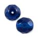 Czech Fire Polished Glass Round Beads 4mm Capri Blue (Package of 50)