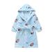 Holiday Savings Deals! Kukoosong Toddler Boys Girls Pajamas Sets Toddler Baby Boy Girl Bathrobes Flannel Night-Robe Sleepwear Blue 90