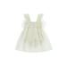 Thaisu Toddler Baby Girls Princess Party Tutu Romper Dress Fly Sleeve Butterfly Tulle Bodysuit Jumpsuit