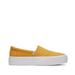 TOMS Women's Orange Washed Canvas Fenix Platform Slip-On Sneaker Shoes, Size 6