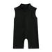 ZRBYWB Romper Toddler Girls Fashion Sleeveless Solid Romper Jumpsuit Sunsuit Playsuit Casual Clothes Summer Clothes