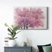 Red Barrel Studio® Pink Cherry Blossom Tree I - Print Canvas, Solid Wood in Pink/Red | 12 H x 18 W x 1 D in | Wayfair