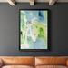Wrought Studio™ Dilesh Rising Above III - Picture Frame Print Paper, Solid Wood in Blue/Green | 36.5 H x 26.5 W x 1 D in | Wayfair