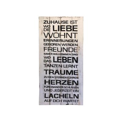 die Faktorei »Board« Deko-Holzschild mit Spruch II 30x80 cm Image