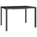 vidaXL Patio Table Patio Furniture Dining Table for Garden Anthracite Steel