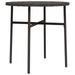 vidaXL Patio Table Porch Table for Serving Coffee Patio Furniture Poly Rattan