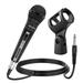 5 Core Karaoke Microphone Dynamic Vocal Handheld Mic Cardioid Unidirectional Microfono w On and Off Switch Includes XLR Audio Cable Mic Holder -PM 757