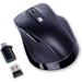 2.4G Ergonomic Wireless Mouse with Adapter Wireless Stylish High-end Mouse Black F115649