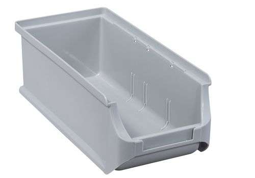 Allit Sichtlagerkasten pro-line A2-L, PP, 100 x 215 x 75 mm, grau, VE = 20 St. Image