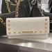 Michael Kors Bags | Michael Kors Jet Set Travel Lady Large Trifold Non-Vegan Leather Wallet Nwt | Color: Gold/White | Size: Large