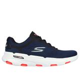 Skechers Men's GO RUN 7.0 Sneaker | Size 11.5 | Navy/Black | Textile/Synthetic | Vegan | Machine Washable