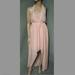 Jessica Simpson Dresses | Jessica Simpson $168 English Rose Pink High Low Halter Maxi Dress Size 6 New | Color: Pink | Size: 6