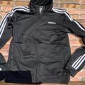 Adidas Jackets & Coats | Classic Black Adidas Zip Up Jacket Size-Medium | Color: Black | Size: M