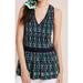 Anthropologie Tops | New Anthropologie Maeve Embroidered Blue Boho Tank Top - Small | Color: Blue/Green | Size: S