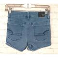American Eagle Outfitters Shorts | Ae American Eagle Outfitters Hi Rise Shortie Size 0 Super Super Stretch Denim | Color: Blue | Size: 0