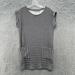 Athleta Dresses | Athleta Dress Black Stripe Ease Up Sweatshirt Pocket Mini Sheath | Color: Black/White | Size: S