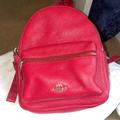 Coach Bags | Coach Mini Court Cherry Red Backpack! | Color: Red | Size: Os