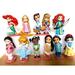 Disney Games | Disney Lot 11 Princess Figures Snow White Aurora Rapunzel Cinderella Cake Toppe | Color: White | Size: Os