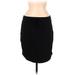 Lou & Grey Casual Mini Skirt Mini: Black Solid Bottoms - Women's Size Medium