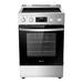 Lanbo 24 Inch Touch Screen Freestanding Electric Range w/ Air Fry, Rotisserie & Convection Oven, Glass in Gray | 36.4 H x 23.4 W x 27.2 D in | Wayfair