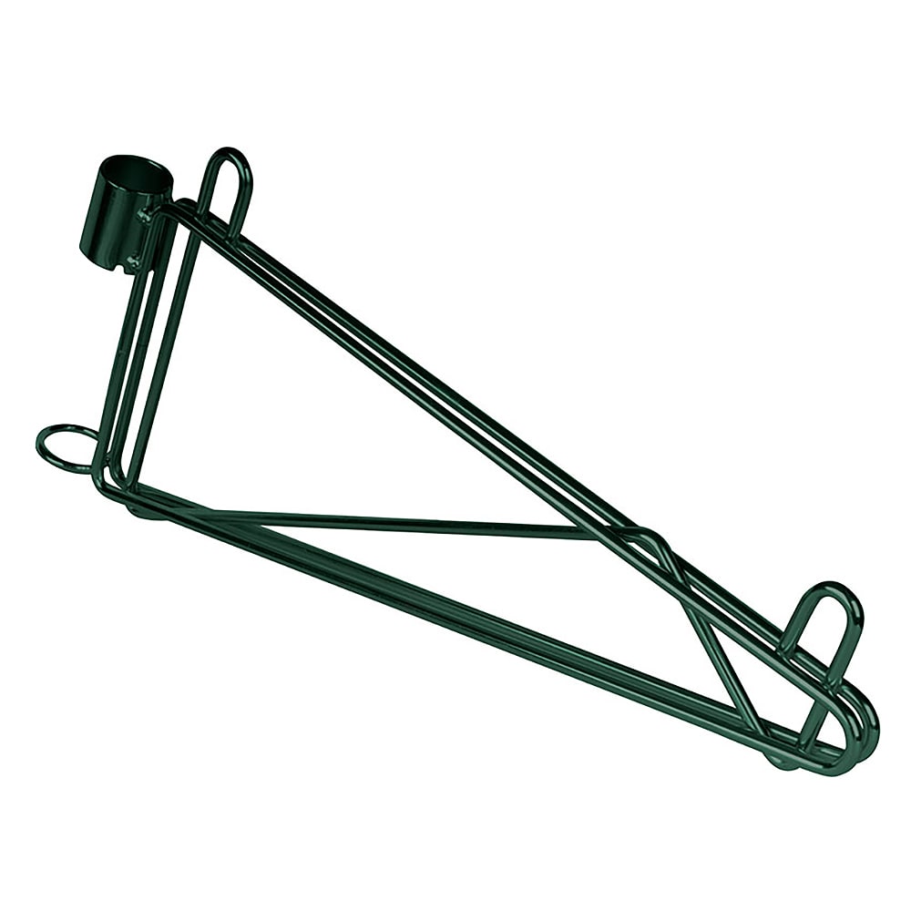 Focus FPMB18SGN Brackets for 18" Deep Wall Mounted Shelf, Epoxy, Green Epoxy
