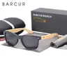 BARCUR – lunettes De soleil polarisées en bambou pour hommes et femmes en bois UV400
