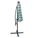 Arlmont & Co. 120" Lighted Cantilever Umbrella Metal | 102 H x 120 W x 120 D in | Wayfair 46E941E2CDBD4E83BC8EE68864D317E9