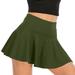 Clearance-Sale Skirts for Women Plus Size Solid Color Fake Two-piece Running Sports Exercise Cycling Shorts Gym Yoga Tennis Skirt Skirt Fitting Plus Size Daily Elegant Vacation A-Line Swing Hem Skirt