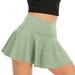 Clearance-Sale Skirts for Women Plus Size Solid Color Fake Two-piece Running Exercise Cycling Shorts Gym Yoga Tennis Skirt Skirt Fitting Plus Size Daily Casual Elegant Vacation A-Line Swing Hem Skirt