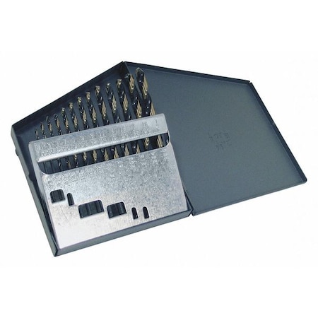 CLE-LINE C18123 13PC 135 Degree Heavy-Duty Jobber Drill Set Cle-Line 1878 Black