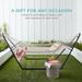 Double Outdoor Woven Cotton Rope Hammock