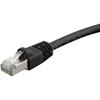 - 124360 Cat6A Ethernet Patch Cable - Network Internet Cord - RJ45 550Mhz STP Pure Bare Copper Wire 10G