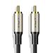 Coaxial Digital Audio Cable (3.3FT/1M) [Gold-Plated & Braided] Subwoofer Cable RCA Male to Male HiFi 5.1 SPDIF