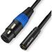 Mini XLR Male to XLR Female Audio Cable 3-pin Mini XLR Male to XLR Female Cable for BMPCC 4K Camera Video Assist 4K