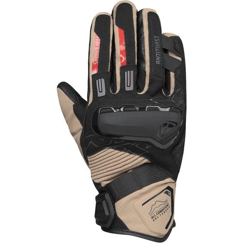 Ixon MS Skeid Motorradhandschuhe, schwarz-beige, Größe L