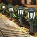 Aoujea Solar Lights for Outside Solar Street Light - Solar Street Light Against A Variety Of Extremis Weather Automatic On/off Garden Lights Solar Powered For 8-10 Hours Courtyard Sidewalk