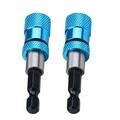 Magnetic Bit Holders 2pcs Stainless Steel Hex Shanks Bit Holder Magnetic Screwdriver Connection Rod