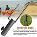 1 X Patio Umbrella Base Stand Metal Heavy Duty Holder Outdoor Yard Beach Portable