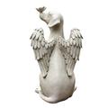 JINCHANG Home Decor Resin Dog Decor Statue Outdoor Garden Sculpture Angel Puppy Decoration & Hangs Outdoor Patio Decor Home Gifts Fairy Garden Accessories