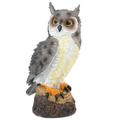 NUOLUX Resin Garden Owl Statue Garden Owl Decor Outdoor Garden Decor Owl Ornament