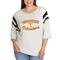 Women's Ash Tennessee Volunteers Sabrina 3/4-Sleeve Jersey T-Shirt