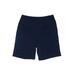 Lands' End Athletic Shorts: Blue Print Activewear - Women's Size X-Small - Indigo Wash