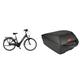 Fischer E-Bike City, CITA 4.1i Elektrofahrrad für Damen und Herren, RH 41 cm, Mittelmotor 65 Nm, 36 V Akku im Rahmen, schwarz matt, 28 Zoll & Unisex bagagedragerbox Box, Schwarz, 19 x 26 42 cm EU