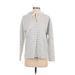 Lou & Grey for LOFT Pullover Hoodie: White Tops - Women's Size 2X-Small