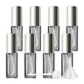 LusDoly Pack of 24, Empty 4ml Gray Glass Perfume Atomisers Bottles Spray Bottle for Perfume Atomiser Cosmetic Cleaning Liquid, Essential Oil Travel