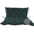 NENIUX Extra Thick Garden Bench Cushions with Backrest, Non-Slip Bench Pads Waterproof Recliner Replacement Mat for Patio Porch Lawn Swing Bench Seat Cushions,150 * 100 * 10cm,Dark Green